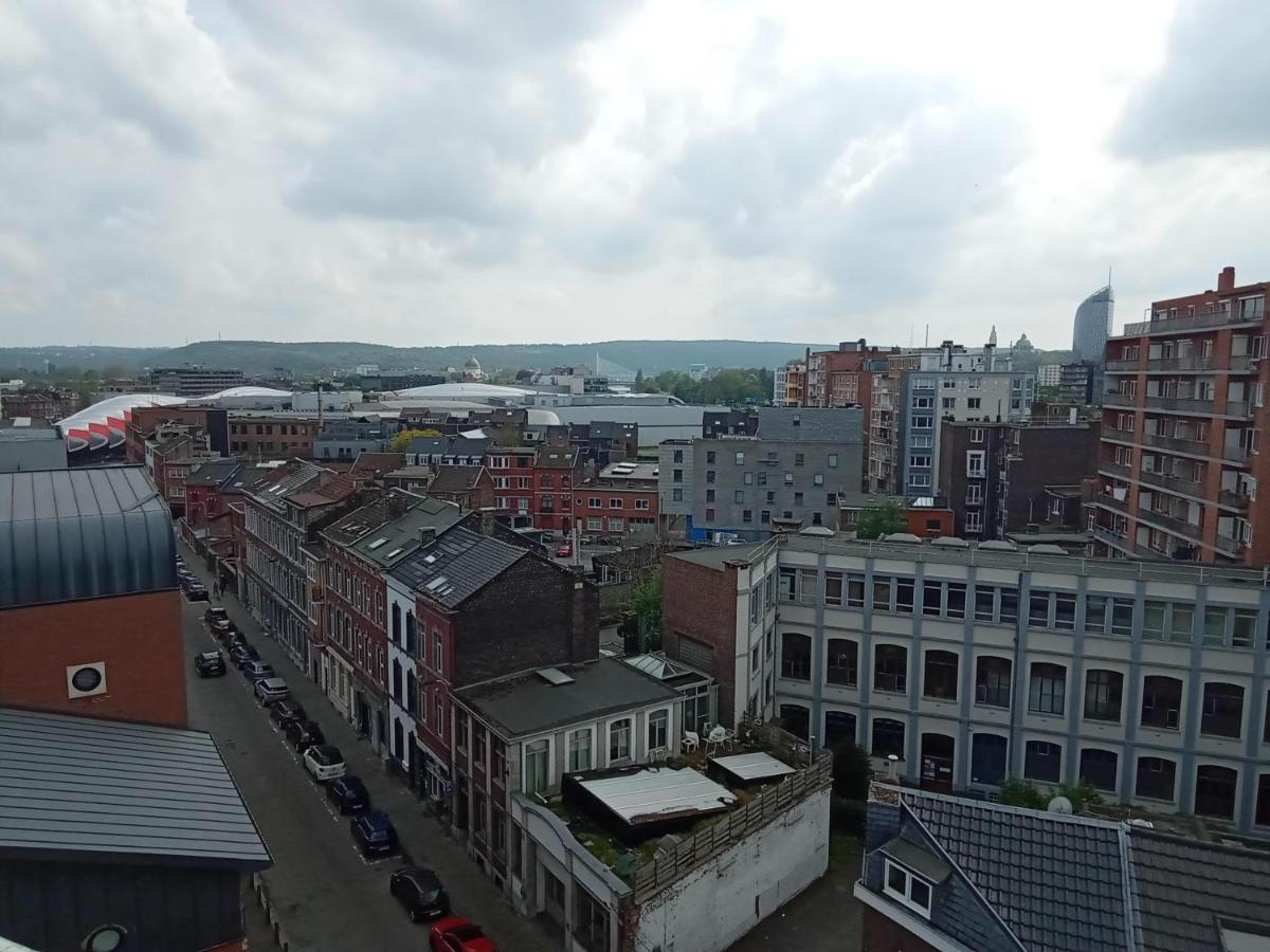 Liege Centre Mediacite Appartement Possible Parking Terrasse Immense 8Eme Pour 2 Personnes Екстериор снимка